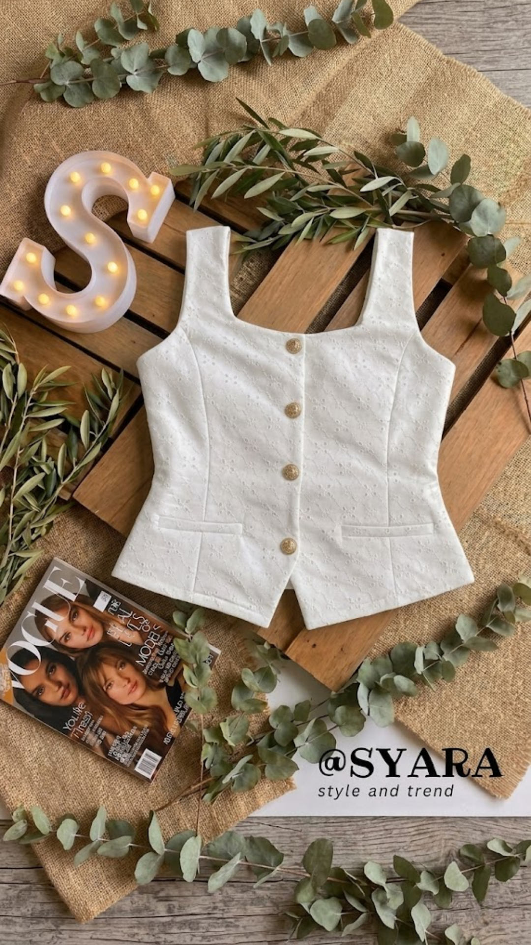 Top Chaleco Elegante Lulu