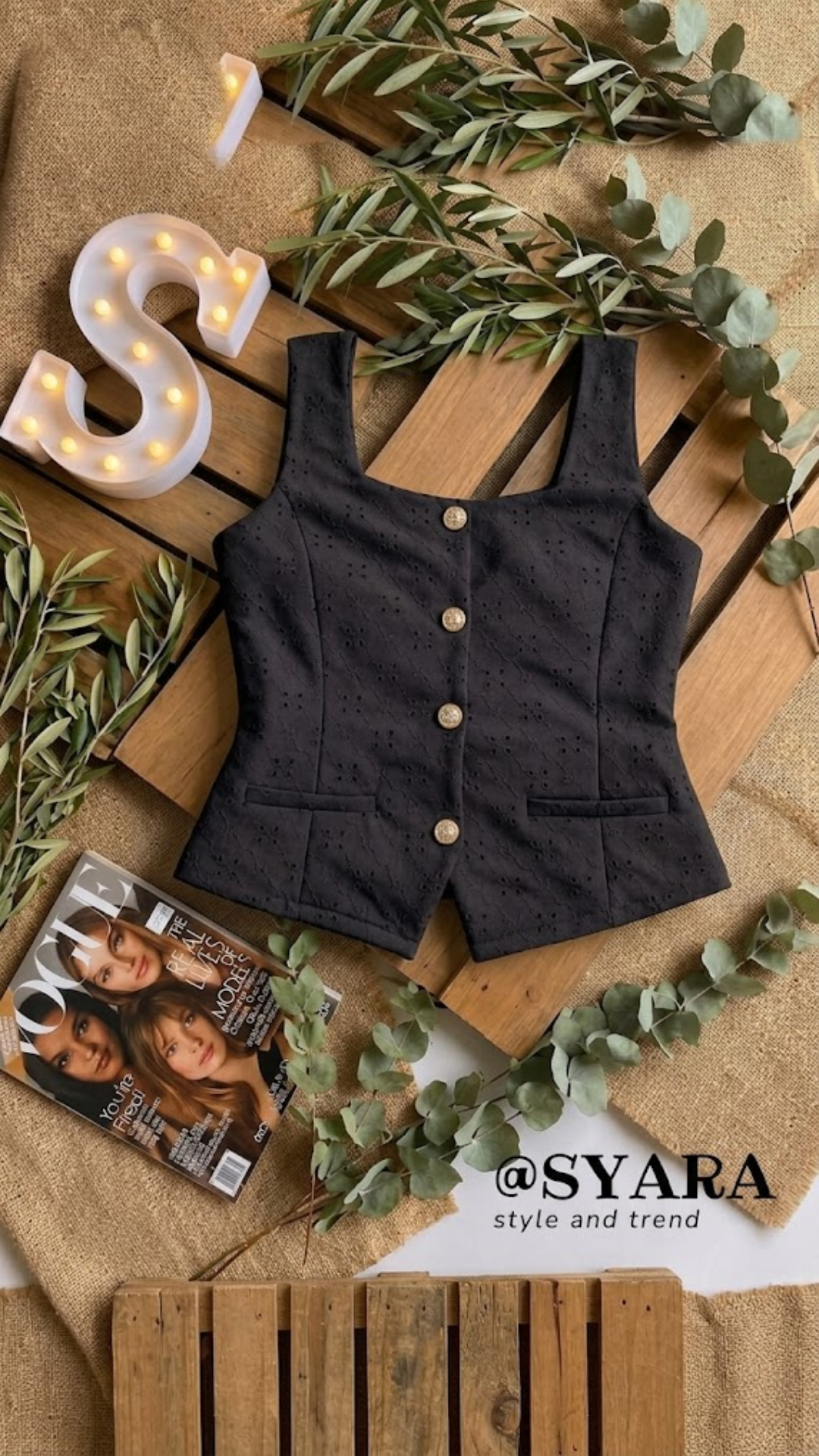 Top Chaleco Elegante Lulu