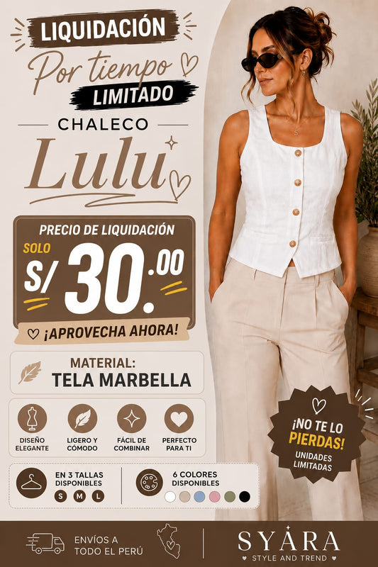 Top Chaleco Elegante Lulu